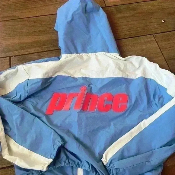 PRINCE pickleball baby blue zip up Medium - Picture 3 of 6